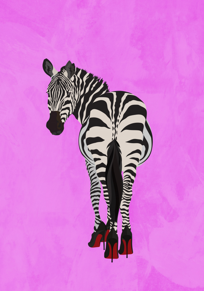 Zebra Shoes pink von Sarah Manovski