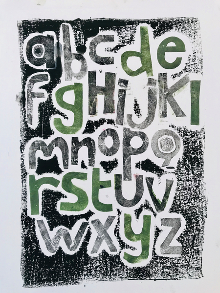 alphabet von Sarah Thompson-Engels