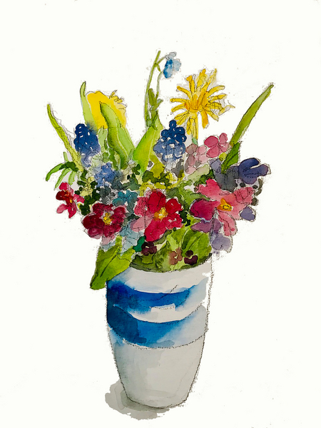 posy of flowers von Sarah Thompson-Engels