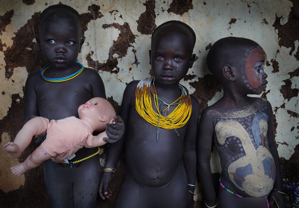 Ethiopian Suri tribes von Sarawut Intarob