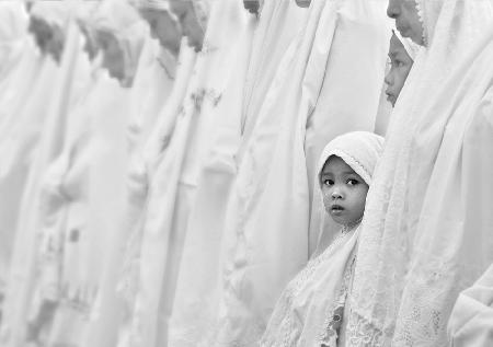 Sholat Ied at Masjid Raya Medan