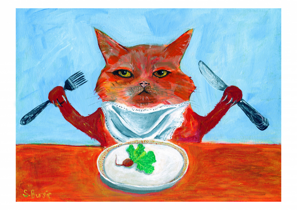 Vegan Cat von Sharyn Bursic