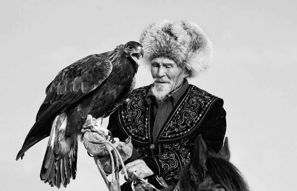 Eagle and Old Man von Shirley Shen