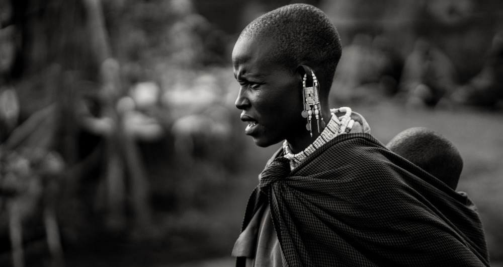 Masai lady ..Ngorongoro  Tanzania von Shobhit Chawla