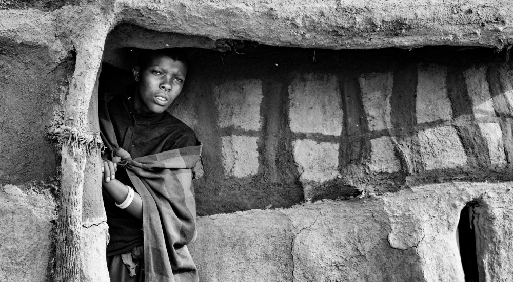 Masai lady .. Ngorongoro Tanzania von Shobhit Chawla