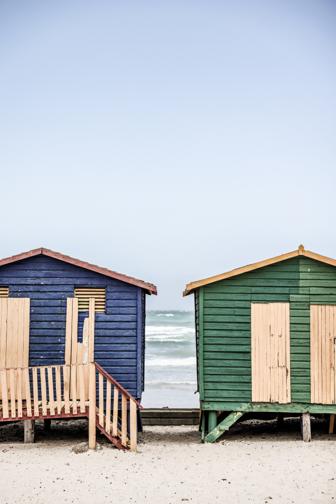 Blue & Green Hut von Shot by Clint