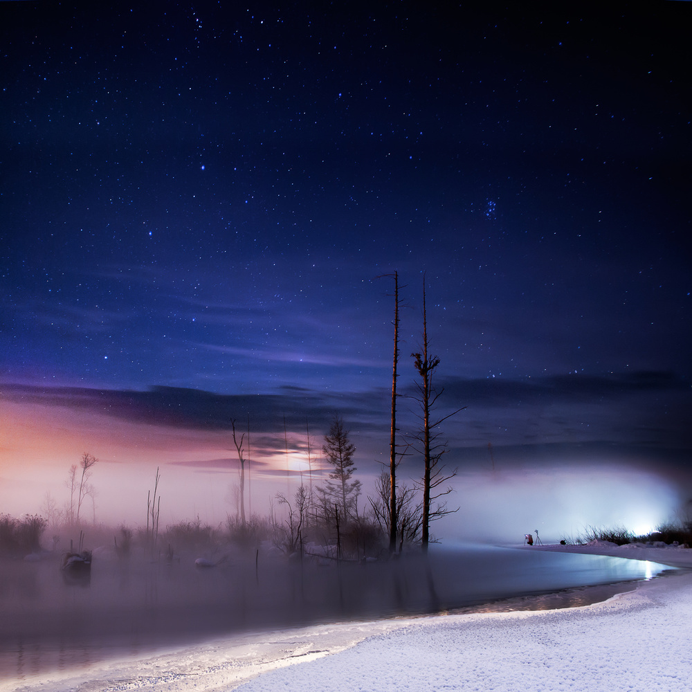 A winter night von Shu-Guang Yang