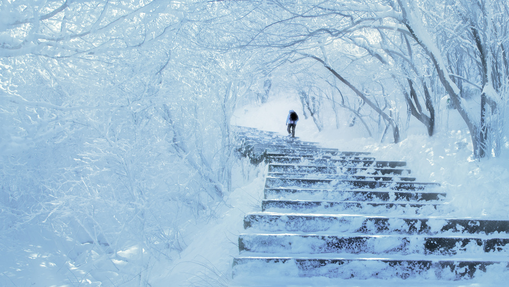 Snow and ice passage von Shu-Guang Yang