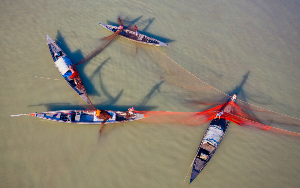 Fishing together von Sikder Mesbahuddin Ahmed