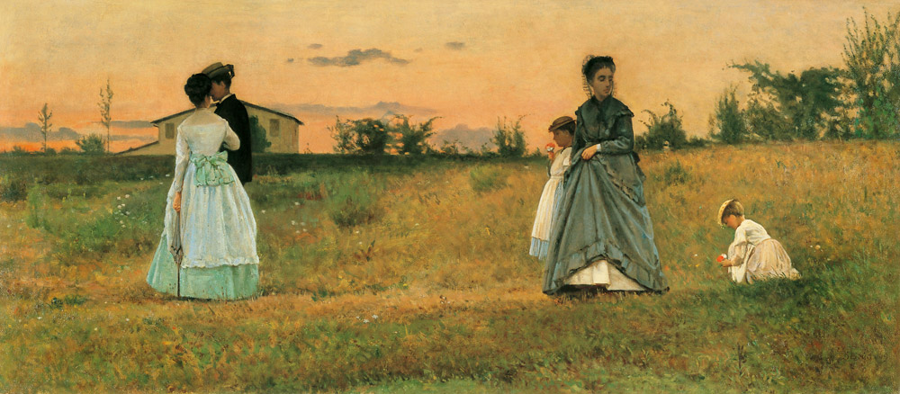 The engaged couple von Silvestro Lega