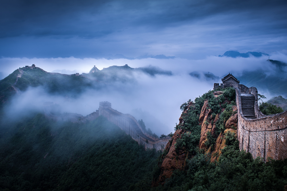 Chinas Jinshanling Great Wall von Simoon