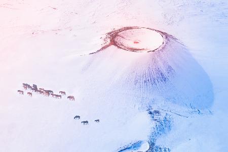 Ulan hada volcano