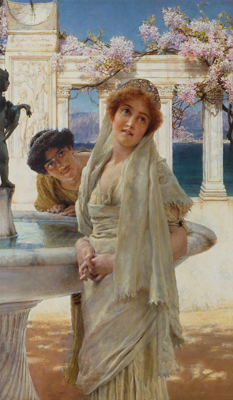 A Difference of Opinion von Sir Lawrence Alma-Tadema