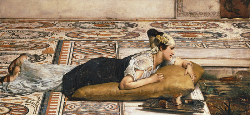 Füttern der Goldfische von Sir Lawrence Alma-Tadema