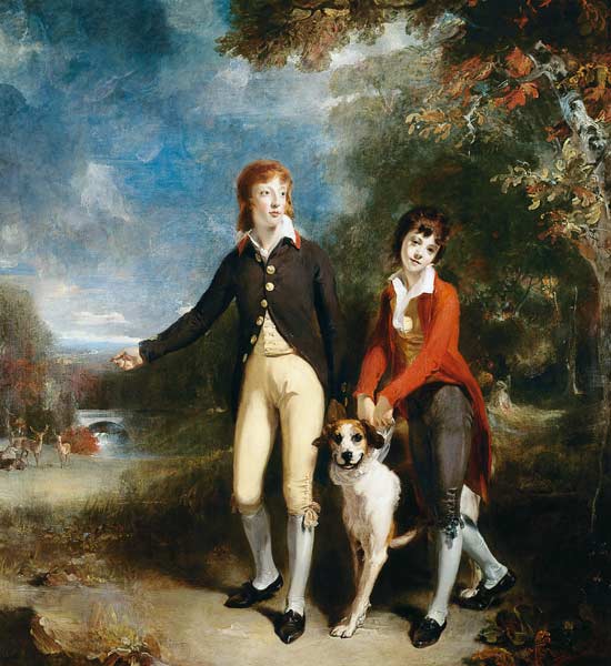 Portrait of Charles Chetwynd-Talbot, Viscount Ingestre and His Brother von Sir Thomas Lawrence