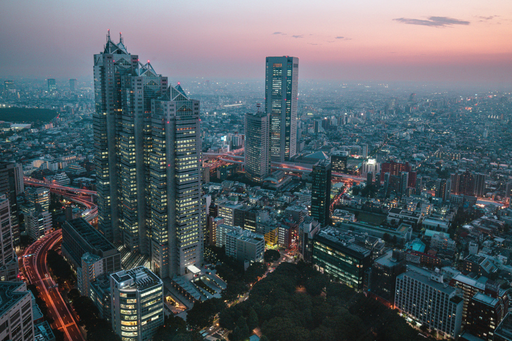 Tokyo at dusk von sirou.minami