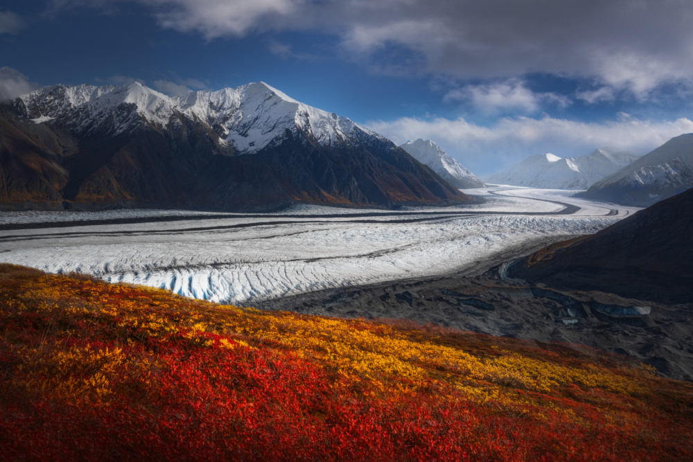 An Alaska glacier in the fall von Siyu and Wei Photography