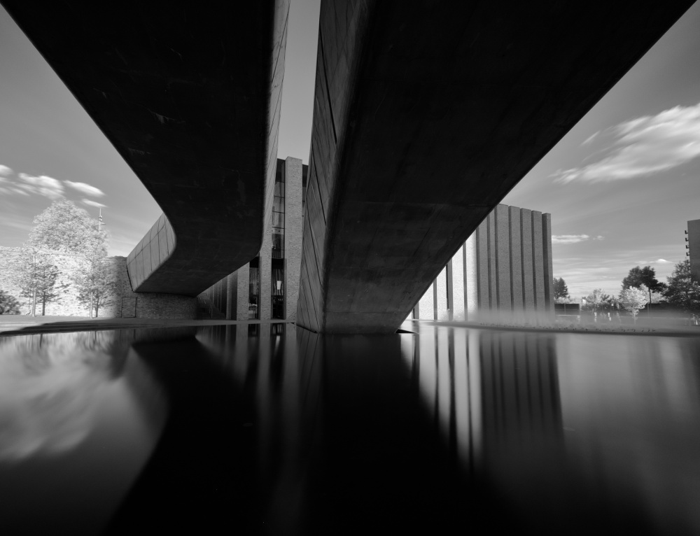 Katowice, black bridge von Slawomir Kowalczyk