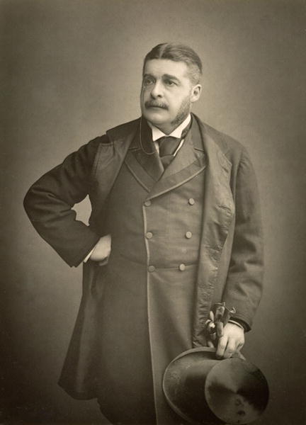 Sir Arthur Sullivan, composer, portrait photograph (b/w photo)  von Stanislaus Walery