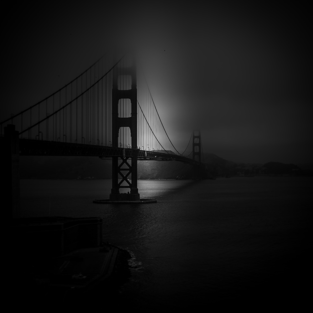 Golden Gate - night study von Stefan Buder