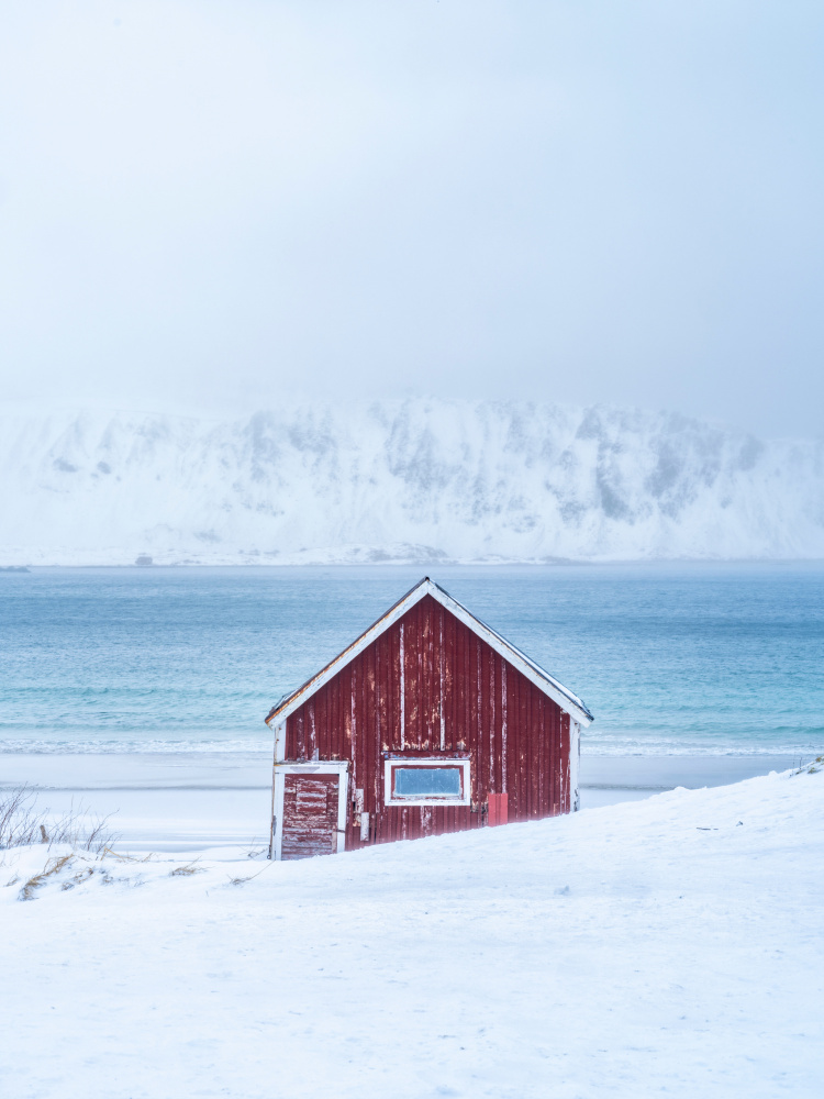 Fishermans hut Lofoten Norway von Stefan Gunnarsson