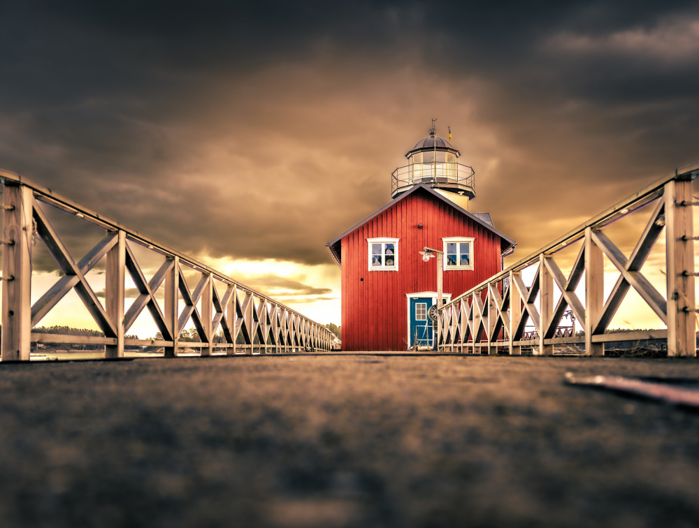 The red lighthouse von Stephanie Kleimann