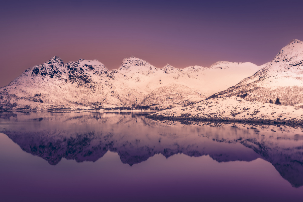 Lofoten reflection von Stephanie Kleimann