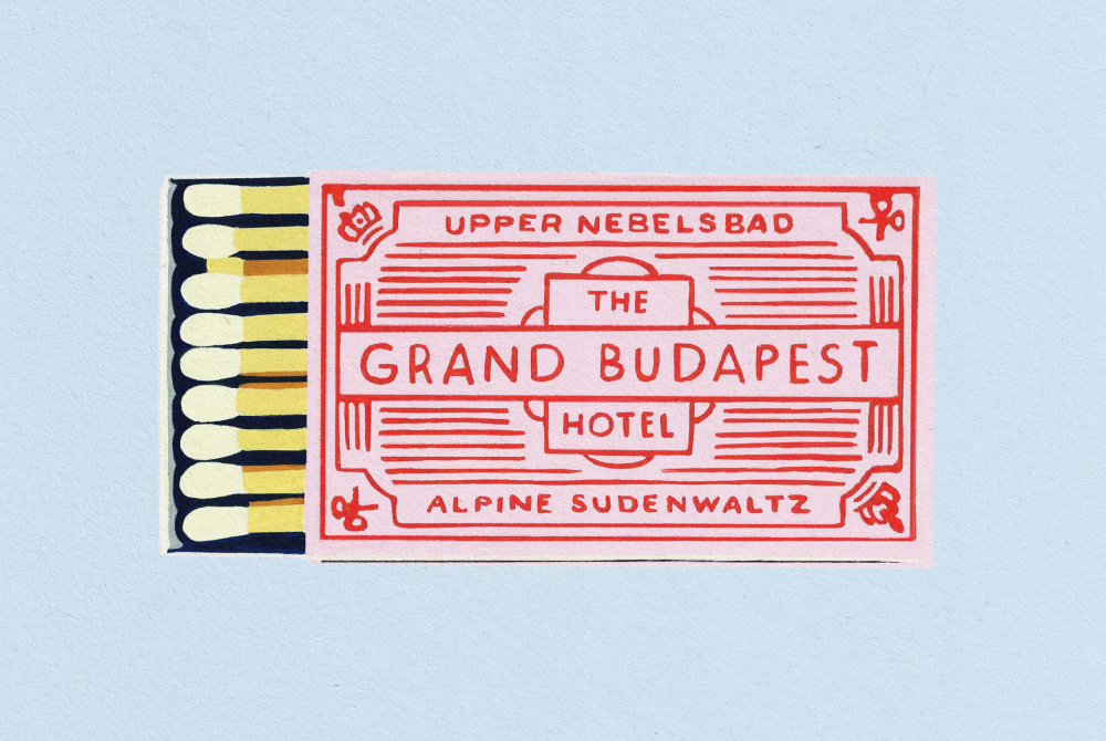 The Grand Budapest Hotel Poster von Studio Mandariini