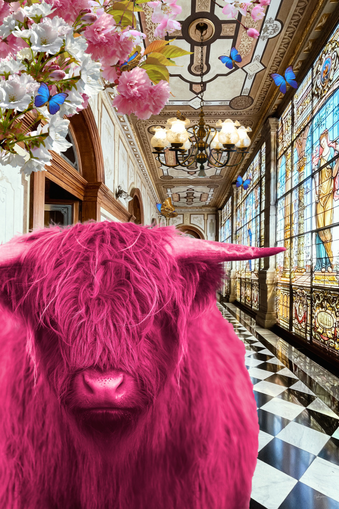 Pinkie Moo Cow went to the Palace von Sue Skellern