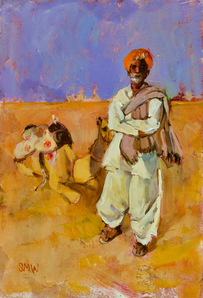 Indian camel man von Sue Wales