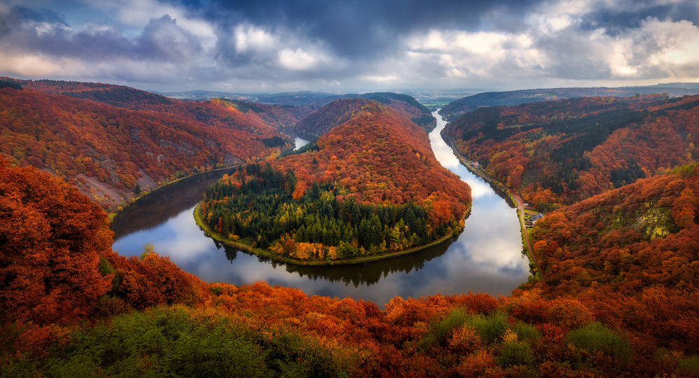 Horseshoe in Fall von Sus Bogaerts