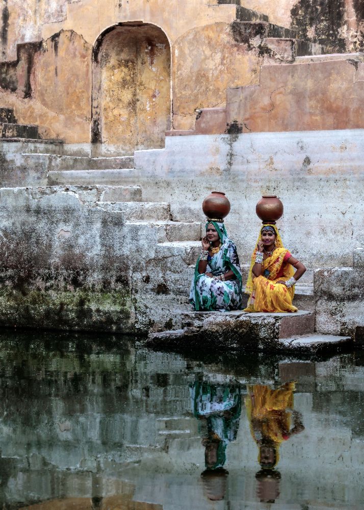 Stepwell Reflexionen von Susan Moss