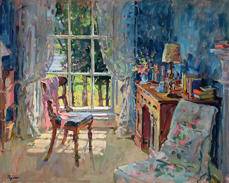 Bedroom with Lake View von Susan  Ryder