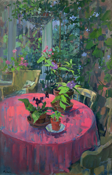 Conservatory Table von Susan  Ryder