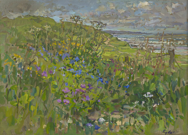 Headland Flowers near Berwick von Susan  Ryder