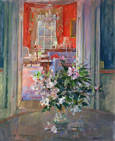 The Red Drawing Room von Susan  Ryder