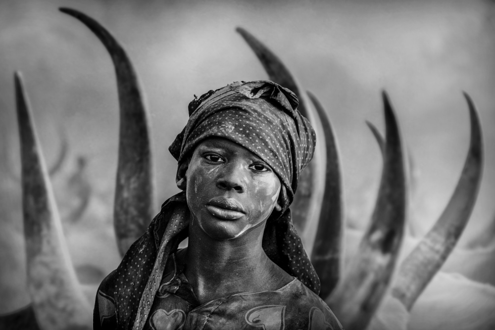 Boy of Mundari, South Sudan von Svetlin Yosifov