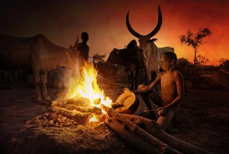 Mundari fire