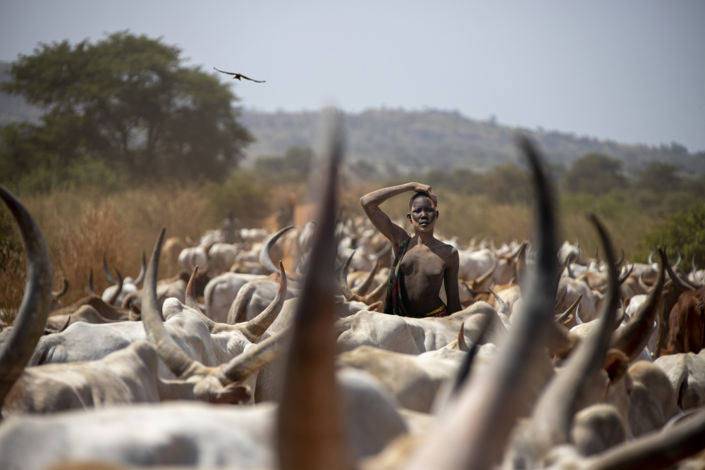 BEAUTIFUL GIRL,MUNDARI, SOUTH SUDAN 2021 von Svetlin Yosifov