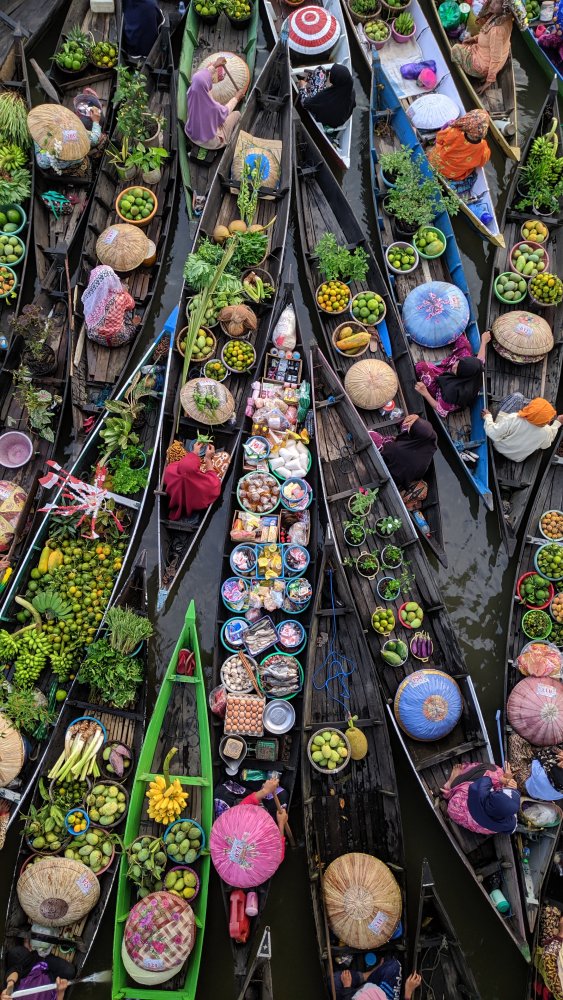 Floating market von Syafiq Huwaida