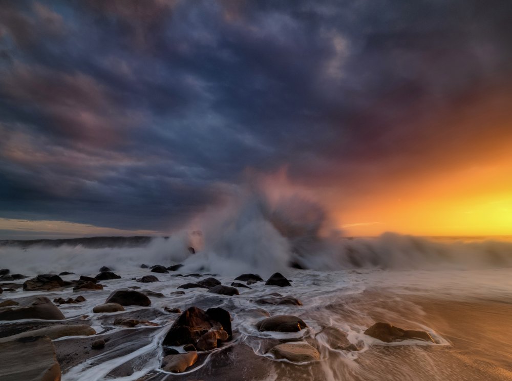 Raging waves von Takafumi Yamashita