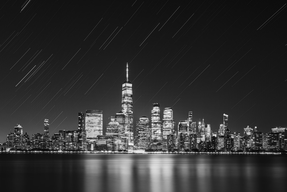 Manhattan Star Trail von Tengyu Cai