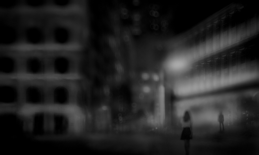 In the streets of midnight... von Teruhiko Tsuchida