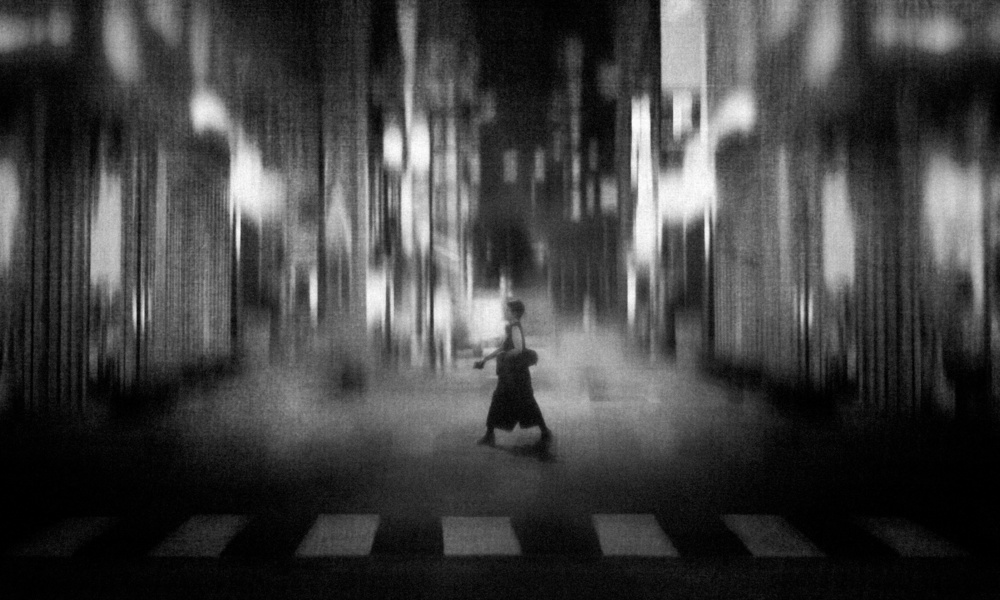 Night street... von Teruhiko Tsuchida