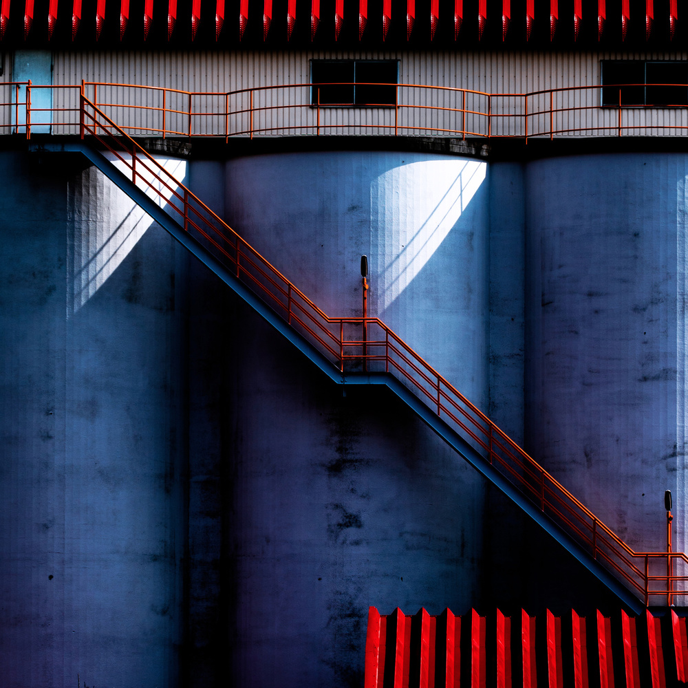 Red diagonal line von Tetsuya Hashimoto