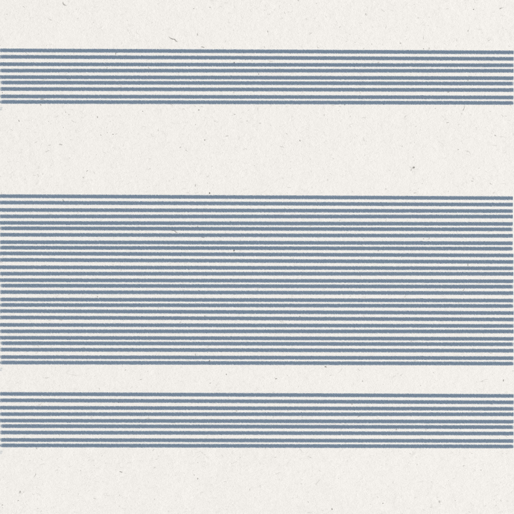 Simple Blue Lines Pattern von THE MIUUS STUDIO