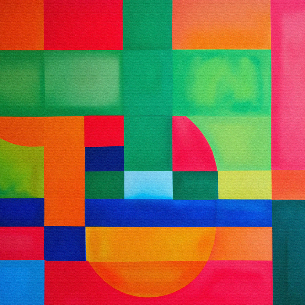 Modern Vibrant Painting No.8 von THE MIUUS STUDIO