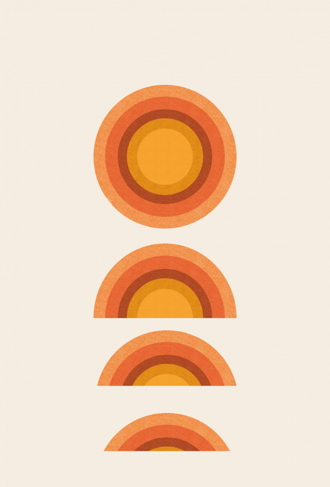 Retro Sunset von THE MIUUS STUDIO