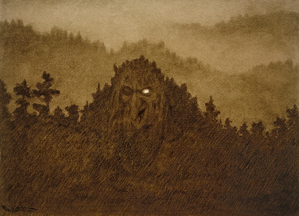 Waldtroll von Theodor Kittelsen