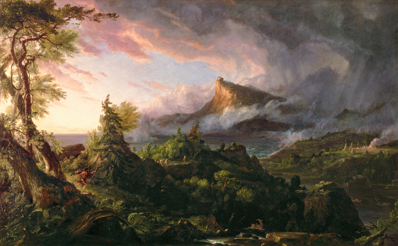 Der Weg des Imperiums: Der wilde Zustand von Thomas Cole